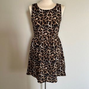 Forever 21 Leopard Print Dress (Size S)